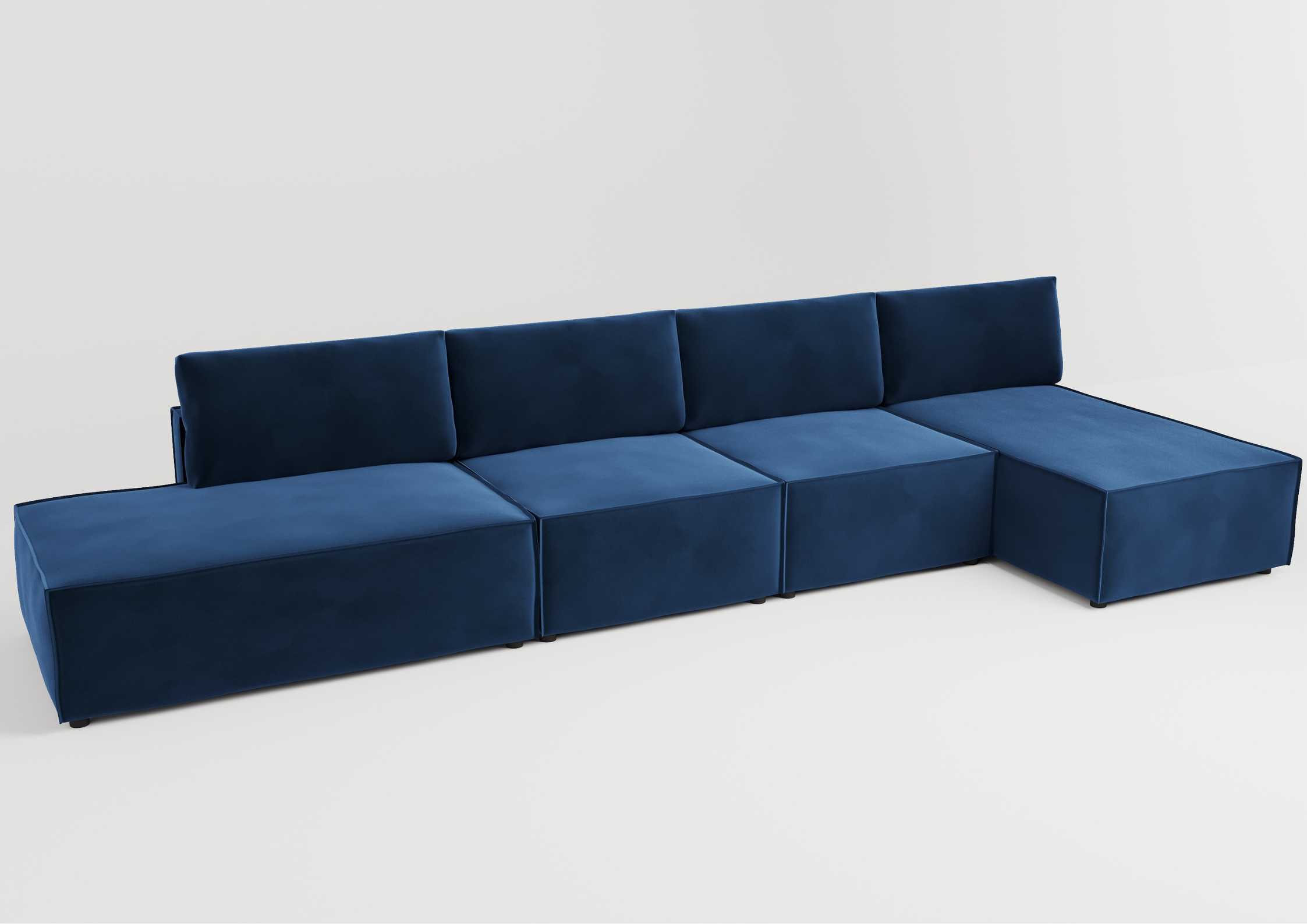 Granatowy narożnik modułowy